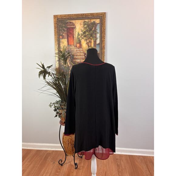 Zim & Zoé Women Dress 20 Boho Artsy Lagenlook Summer Artsy Long Sleeve Pullover - Picture 5 of 13